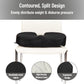 Mind Reader Memory Foam Seat Cushion with Air-Cloud Technology, Ergonomic Pressure Relief for Office Chair, Car, or Wheelchair, Sciatica, Coccyx, Tailbone & Hip Pain Support, Office, Memory Foam, 18"L x 13.5"W x 2.75"H