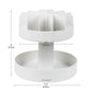 Mind Reader 2-Tier Snack Carousel, Countertop Organizer, Snack Tray, Breakroom, Kitchen, 14.25"L x 14.25"W x 14"H
