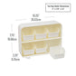 Mind Reader Tea Bag Organizer, Tea Station Organizer, Countertop Storage, Kitchen, Plastic, 10.25"L x 3.25"W x 7.75"H, Black