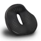 Mind Reader Donut Pillow with Air-Cloud Technology, Ergonomic Memory Foam Seat Cushion for Tailbone, Hemorrhoid, Pregnancy & Lower Back Pain Relief, Washable Cover, Black