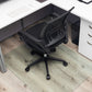 Mind Reader Tempered Glass Chair Mat, Clear Floor Protector for Hard Floors or Low-Pile Carpet Only, Heavy-Duty Glass Mat for Office or Home, 46" x 36", Clear