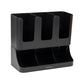 Mind Reader Cup and Condiment Station, Countertop Organizer, Coffee Bar, Kitchen, Stirrers, 13"L x 6.4"W x 11.5"H