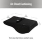 Mind Reader Lumbar Support Cushion for Office Chair and Car Seat, Memory Foam, Back Pain Relief, Improves Posture, 14.5"L x 5"W x 18.5"H