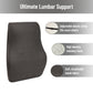 Mind Reader Lumbar Support Cushion for Office Chair and Car Seat, Memory Foam, Back Pain Relief, Improves Posture, 14.5"L x 5"W x 18.5"H