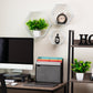Mind Reader Hexagon Floating Shelves, Wall Decor, Honeycomb Accent Shelf, Office, Metal Mesh, 14"L x 4"W x 12"H, Set of 3