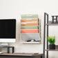 Mind Reader 5-Tier Vertical File Storage, Desktop Organizer, Wall Mount, Office, Plastic, 13"L x 4.25"W x 16"H