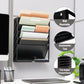 Mind Reader 5-Tier Vertical File Storage, Desktop Organizer, Wall Mount, Office, Plastic, 13"L x 4.25"W x 16"H