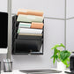 Mind Reader 5-Tier Vertical File Storage, Desktop Organizer, Wall Mount, Office, Plastic, 13"L x 4.25"W x 16"H