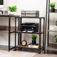 Mind Reader 3 Tier Multipurpose Rolling Cart, Home Storage, Bar Cart, Microwave Stand, Utility Organizer, Metal, MDF, Brown