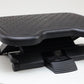 Mind Reader Adjustable Foot Rest with Elastomer Pad for Comfort and Support, Ergonomic Foot Platform, Height Adjustable, Black