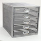 Mind Reader File Storage Drawers, Desk Organizer, Multi-Purpose, Crafts, Office, Metal Mesh, 11"L x 14"W x 11"H, Black