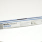 Mind Reader Adhesive Dry Erase Whiteboard Roll, 2 Dry Erase Markers, Planner, Office, 24 inches wide x 10 feet long, White