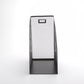 Mind Reader Vertical File Storage, Desktop Organizer, Workspace, Office, Metal Mesh, 6.25"L x 10"W x 12.5"H, Set of 2, Black