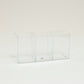 Mind Reader Pen and Accessories Holder, Desktop Organizer, Makeup Organizer, Office, Acrylic, 7"L x 2.5"W x 3.5"H, Set of 3, Clear