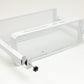 Mind Reader 2-Tier Desk Organizer with Clamp, Accessory Shelf for Office or Gaming, Office, Metal, White