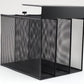 Mind Reader Slide-On Under Desk File Organizer, No Tools Required, Hanging Storage for Laptops, Folders, and Notebooks, Metal, Black