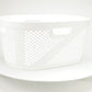 Mind Reader 40L Laundry Basket, Clothes Hamper, Ventilated, Plastic, 23"L x 14.5"W x 10.5"H
