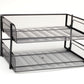 Mind Reader 2-Tier Stackable Paper Tray, Desktop Organizer for Letter-Size Documents, Office File Storage, Metal Mesh, Set of 2