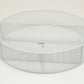 Mind Reader Circular Floating Shelves, Wall Decor, Accent Shelf, Office, Bathroom, Metal Mesh, 18"L x 4"W x 18"H