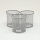 Mind Reader Metal Mesh Pen and Accessories Holders, Desktop Organizer for Office, Makeup, or Kitchen Use, Set of 3
