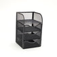 Mind Reader Desktop Accessory Storage, Paper Binder Clip Basket, Workspace, Office, Metal Mesh, 4.75"L x 5"W x 8"H