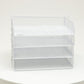 Mind Reader Stackable Paper Tray, Desktop Organizer, File Storage, Office, Metal Mesh, 13.25"L x 9.75"W x 11.25"H, 4 Pcs.