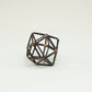Mind Reader Metal Geometric Sculpture, Modern, Office Decoration, Home Decor, Metal, Black