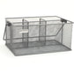 Mind Reader Multi-purpose Storage Caddy, Desktop Organizer, Cutlery Holder, Metal Mesh