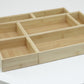 Mind Reader 7-Piece Bamboo Drawer Organizer Set, Storage Trays for Kitchen, Bathroom, Office, Makeup, Jewelry & More, Junk Drawer Tray, Utensil Holder, Rayon from Bamboo, Brown