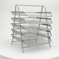 Mind Reader 5-Tier Paper Tray, Desktop Organizer, File Storage, Workspace, Office, Metal Mesh, 11.75"L x 14"W x 15"H