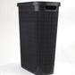 Mind Reader 40L Slim Laundry Hamper, Clothes Basket, Lid, Linen Design, Plastic, 18.5”L x 10.75”W x 23.5”H
