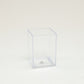Mind Reader Pen Cup, Accessory Holder, Desktop Organization, Office, Acrylic, 2.5"L x 2.5"W x 4"H, Clear