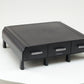 Mind Reader Monitor Stand, 3 Storage Drawers, Desktop Organizer, Riser, Office, 13.5"L x 13"W x 4"H