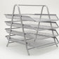 Mind Reader 4-Tier Paper Tray, Desktop Organizer, File Storage, Workspace, Office, Metal Mesh, 11.75"L x 13.75"W x 12.5"H
