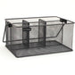 Mind Reader Multi-purpose Storage Caddy, Desktop Organizer, Cutlery Holder, Metal Mesh