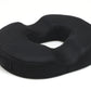Mind Reader Air-Cloud Gel Donut Pillow, Ergonomic Memory Foam Seat Cushion with Cooling Core, Tailbone, Hemorrhoid, Pregnancy Relief, Black