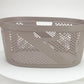 Mind Reader 40L Laundry Basket, Clothes Hamper, Ventilated, Plastic, 23"L x 14.5"W x 10.5"H