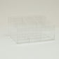 Mind Reader Desktop Organizer, 7-compartment, Office Essentials, Modern, Office, Acrylic, 8.5"L x 6.5"W x 4.75"H, Clear