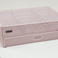 Mind Reader Mesh Monitor Stand with Storage Drawer, Ventilated Laptop Riser and Desktop Organizer, Office, Metal Mesh, Pink