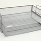 Mind Reader Stackable Paper Tray, Desktop Organizer, File Storage, Office, Metal Mesh, 14"L x 9.75"W x 11.25"H, 4 Pcs.
