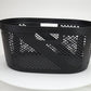 Mind Reader 40L Laundry Basket, Clothes Hamper, Ventilated, Plastic, 23"L x 14.5"W x 10.5"H
