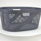 Mind Reader 40L Laundry Basket, Clothes Hamper, Ventilated, Plastic, 23"L x 14.5"W x 10.5"H