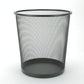 Mind Reader Mesh Trash Can, 16.65L (4.4 gal), Waste Paper Basket, Round, Office, Metal Mesh, 11.5"L x 11.5"W x 13.75"H, Set of 2, Black