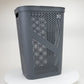 Mind Reader 60L Slim Laundry Hamper, Clothes Basket, Lid, Ventilated, Plastic, 17.25"L x 13.75"W x 23.5"H