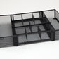 Mind Reader Expandable Mesh Desk Drawer Organizer, Adjustable from 9.25" to 17.125", Office Supply Storage Tray, Makeup Organizer, Black