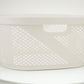 Mind Reader 40L Laundry Basket, Clothes Hamper, Ventilated, Plastic, 23"L x 14.5"W x 10.5"H