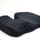 Mind Reader Memory Foam Seat Cushion, Ergonomic Pressure Relief for Office, Car, and More, Relieves Hip, Tailbone, Coccyx & Sciatica Pain, 18"L x 13.5"W x 2.75"H