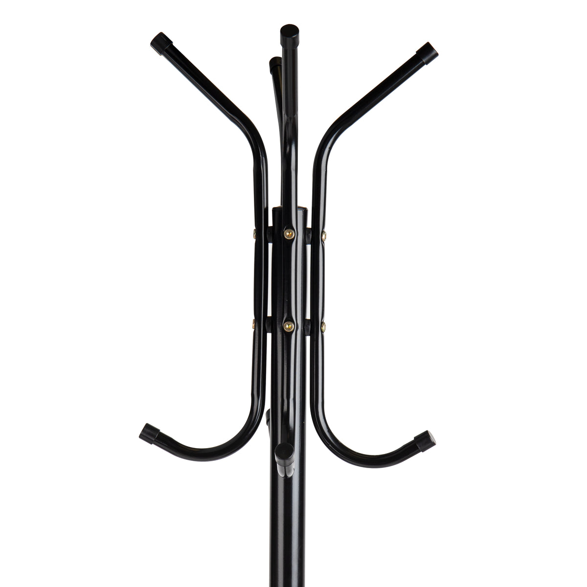 Mind Reader Freestanding Coat Rack, Multi-Hook Organizer for Office or Entryway, Metal