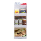 Mind Reader Coffee, Tea and Condiment Station, Countertop Organizer, Coffee Bar, Kitchen, 6"L x 9"W x 16"H