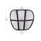 Mind Reader Ergonomic Lower Back Support, Office Chair Cushion, Posture Corrector, Mesh, 15.5"L x 15"W x 5"H, Set of 4, Black